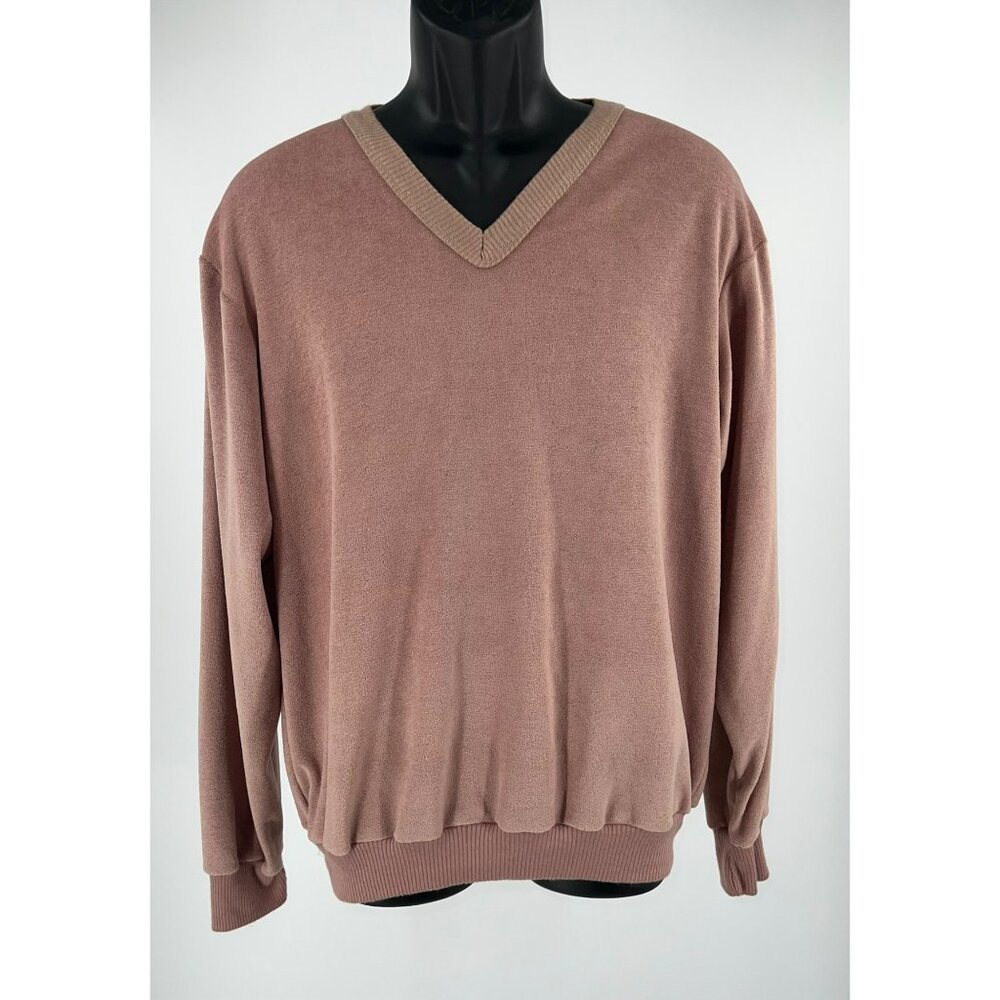 Wrangler Vintage Men's Cotton Brown Sweater L
